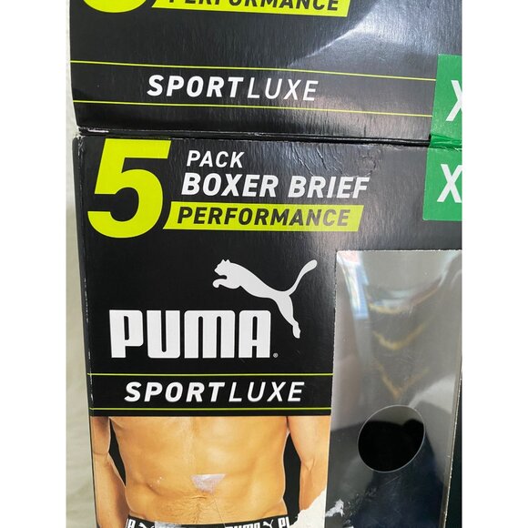 Puma 5 Pack Boxer Briefs Performance Sport Luxe  Tag Free Size X - Large - Picture 5 of 9